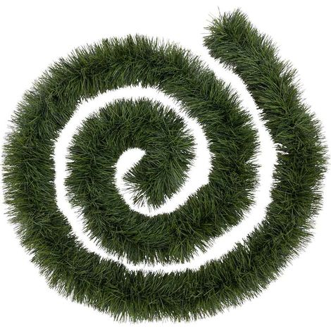 Atmosphera – Guirlande lumineuse de Noël 5 mètres – Effet sapin dense 20 cm – PVC robuste pour décorations intérieures et extérieures