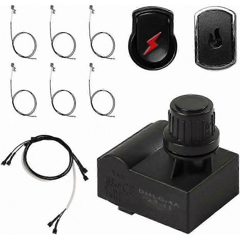 Allumeur BBQ pour grille à charbon – Kit d’allumage gaz, remplacement pièce barbecue, allumage fiable, compatible avec divers modèles, acier durable, usage extérieur, pack unique. (1/5)