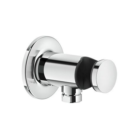 Gessi Inciso codo de conexión a la pared 1/2, con soporte para