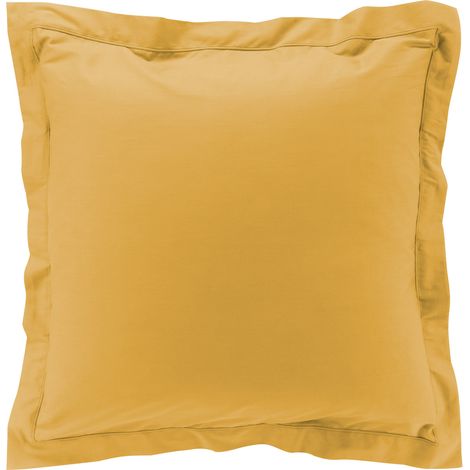 Taie d'oreiller Percale Coton Miel 63x63cm (1/3)