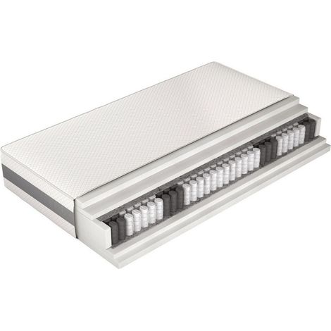 Colchón Magic Cool , Con muelle (Pocket), Fieltro, Dos caras, 7 zonas anatómicas, Respirable, Propiedades ortopédicas, La espuma de poliuretano (1/2)