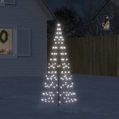 LED-Weihnachtsbaum 200 LEDs Kaltweiß 180 cm