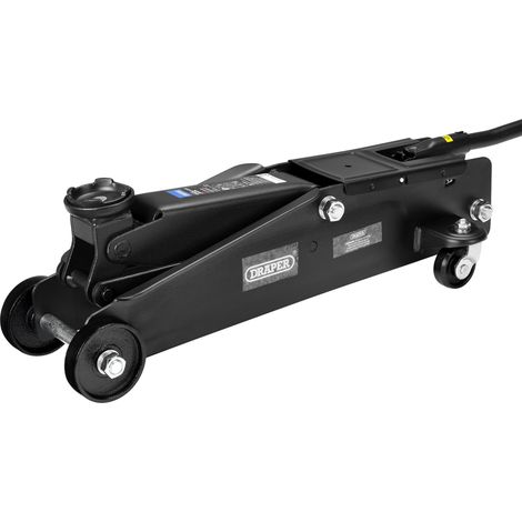Draper 3 Tonne (6,600 lbs) Heavy-Duty Hydraulic Trolley Jack with Quick-Lift Mechanism, Model 27635
