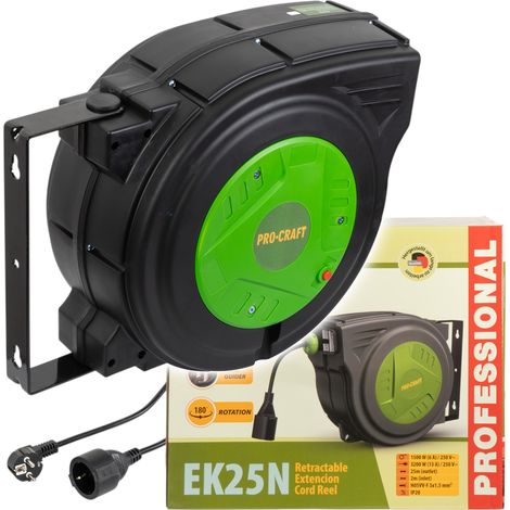 Procraft EK25N Prolunga autoavvolgente 25 m