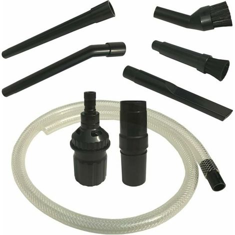 Ensemble universel 8 pièces mini buses/brosses aspirateur, adaptateur 32-35 mm (1/4)