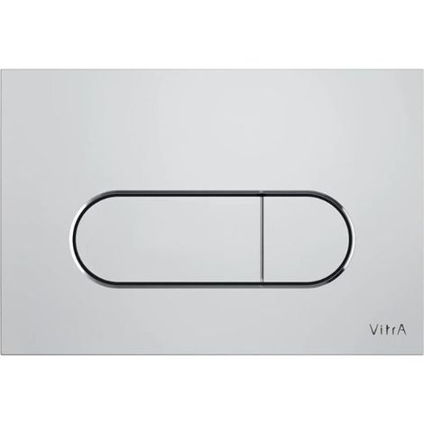 Vitra  Vitra Root Round Placa de desbloqueo de dos toques, Cromo (740-2280)