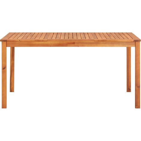 Maison Exclusive - Gartentisch 150x90x74 cm Massivholz Akazie (1/5)
