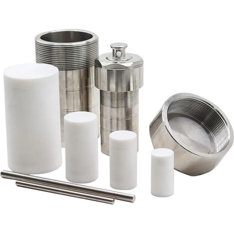 Réacteur autoclave hydrothermal avec chambre PTFE synthèse hydrothermale 5-500 ml(50ml) (1/5)