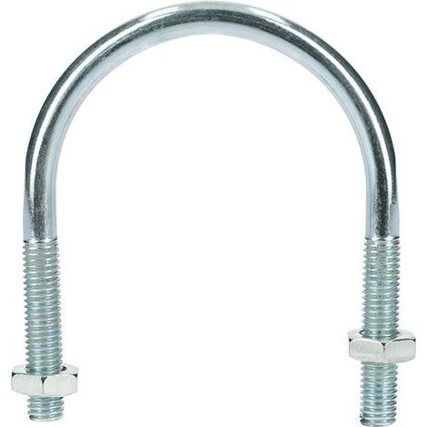 Bride en U Chaubeyre 102 x 114 x 12 mm acier zingué - Mod. 8210018