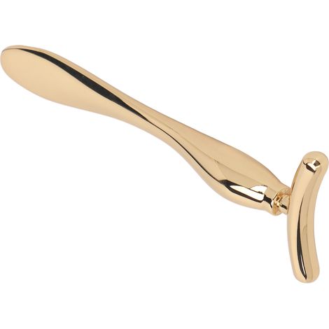 Spatule de massage contour des yeux en alliage de zinc, forme T, baguette anti-poches, applicateur froid, outil de soin visage (1/5)