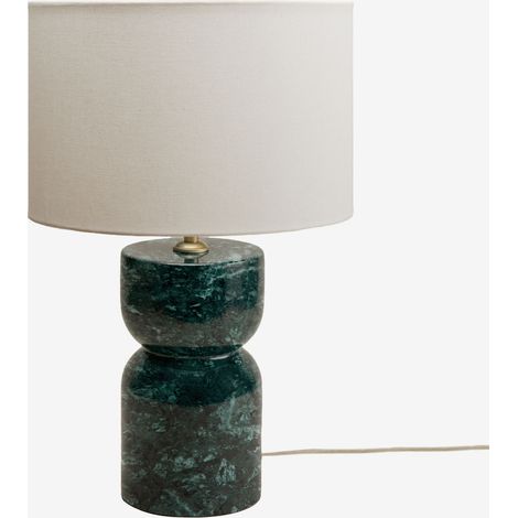Lampe de table en pierre naturelle Diniz SKLUM Marbre Vert Udaipur (1/5)