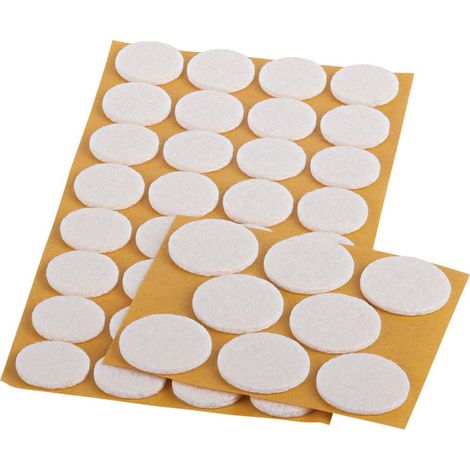 Kit di pad in feltro da 40 a meno. Sticker.Blanc Content: 40