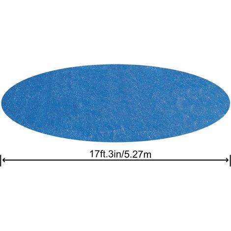 Bestway Flowclear Cobertor Solar para Piscina 5,27 m Translúcido