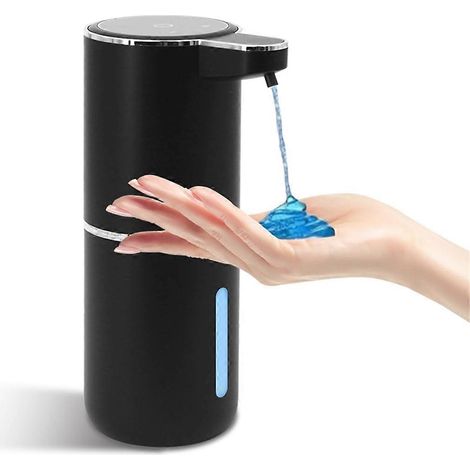 Distributeur de savon liquide automatique sans contact de 400 ml, idéal pour salle de bain, cuisine et hôtel. (1/5)