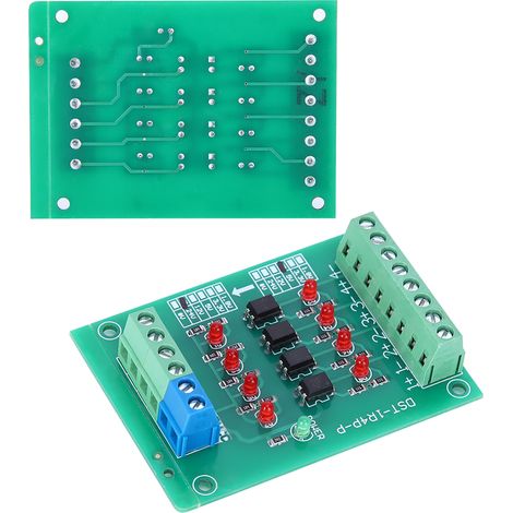Module d'isolation à 4 optocoupleurs pour PLC, carte de conversion de tension de signal DST1R8PN (1/5)
