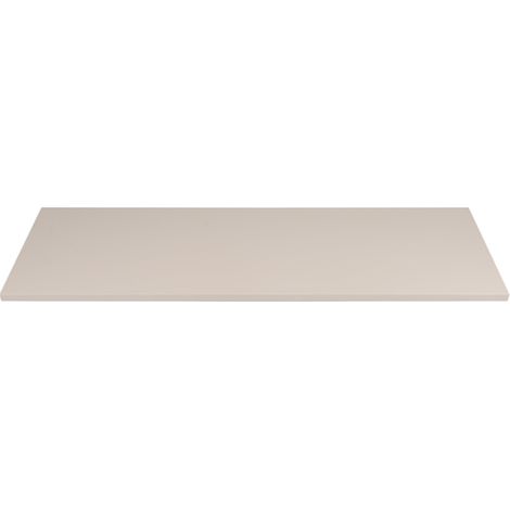 Saniclass Torino Plan vasque - 140.5x46x2.5cm - solid surface - blanc cassé