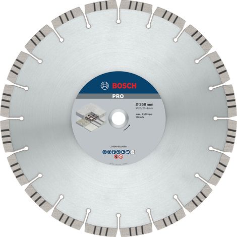 Bosch Cutting Disc PRO Concrete Diamond Disc 350 x 20/25.4 mm 2608602658