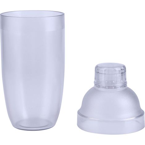 Shaker à cocktail pour thé au lait en résine PC transparente et étanche - 700 ml