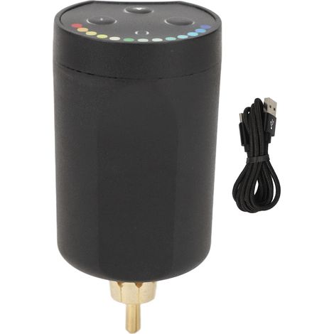 Alimentation sans fil pour machine à tatouer, interface RCA, batterie 1400mAh, tension réglable, bloc d’alimentation portable rechargeable. (1/5)