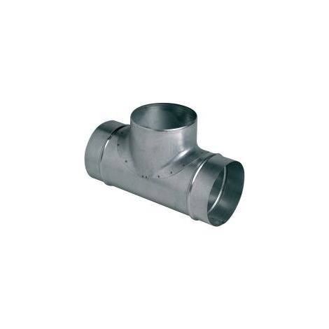Té équerre galva - TE 90° 200/160 ALDES - 11093117 Té équerre galva