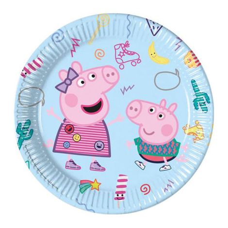 PLATO 8U. 23CM PEPPA PIG