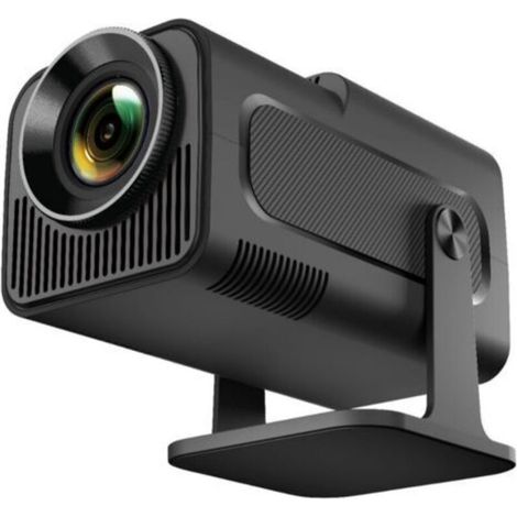 [Integrierte App] Verbesserter tragbarer Mini-Projektor (1920p, 1080p, FHD, 4K) mit Dual-Steuerung per Maus, Android TV, WiFi 6, BT 5.2, 180°-Drehung, HDMI/TV-Stick/USB/PS5