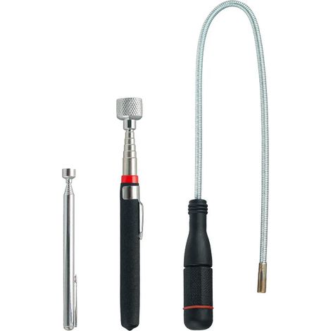 (C) Stylo magnétique télescopique, outil de ramassage extensible, tige de ramassage de type stylo pour l'entretien et la réparation automobile. (1/5)