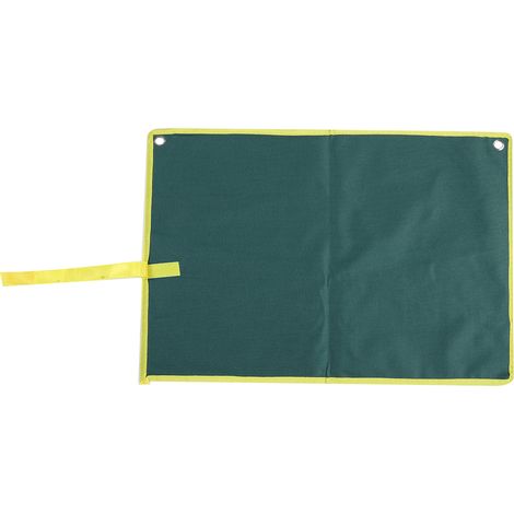 Multifunktionales Werkzeugset aus Canvas auf Rollen, 14 Taschen, Organizer-Aufbewahrung für Schlüssel, Zangen und Schraubendreher, Wand- oder Tragetasche, praktisch für Werkstatt und Heimwerker. (1/5)