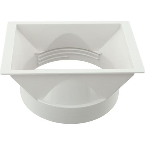 Connecteur Échappement Clim - 1 Pièce - Plastique Robuste - Ventilation Optimisée - Bureau et Maison - Diamètre 15 cm (1/5)