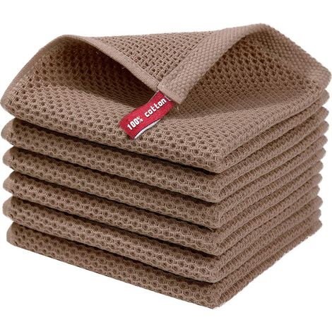 Chiffon À Vaisselle - En Coton 100 % - Absorbant - Pour Cuisine Ménagère Et Professionnelle - Lot De 6 (1/5)