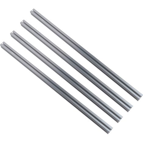 LYCXAMES 4 Stück 4040 T-Nut-Aluminium-Extrusionsprofil, europäischer Standard, eloxierte Linearschiene, CNC-DIY-3D-Druckerteil, 39,4 Zoll, 1000 mm, Silber (1/5)