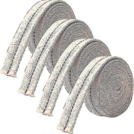 Mèches de rechange en coton pour lampes à pétrole (2 m x 20 mm) 4 rouleaux de 8 m pour lanternes et torches de jardin GIX (1/4)