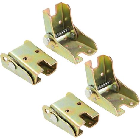 NUOBESTY Kit de 4 charnières pliables pour support de pieds de table