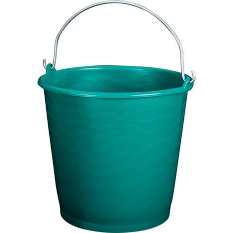 Cubeta Rural Graduada Redonda Verde 16l
