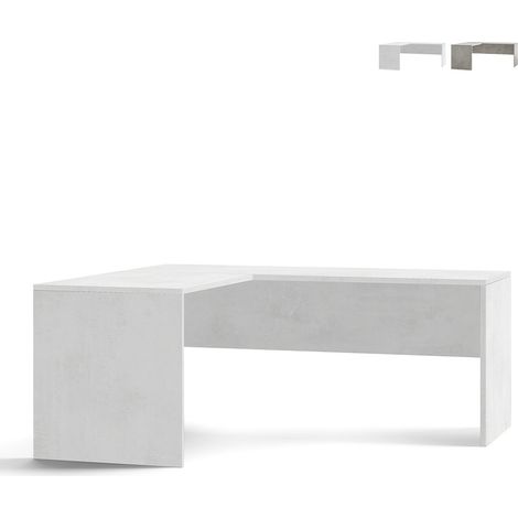 Scrivania angolare ad angolo sinistro h76 l180 p169 cm colore bianco ossido 6301k sarmog - Sarmog (1/4)