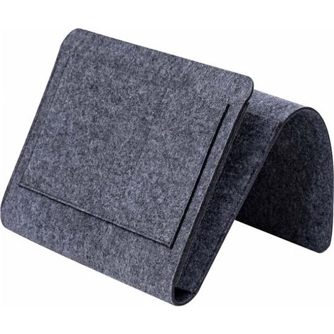 Sac de rangement de chevet, support pour télécommande, panier suspendu, sac de rangement pour téléphone portable de chevet, accessoires d'optimisation de l'espace pour dortoir (1/5)