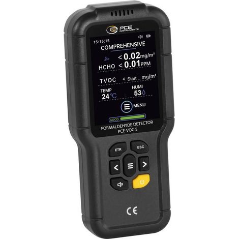 Appareil de mesure des formaldéhydes PCE Instruments PCE-VOC 5 formaldéhyde avec fonction thermométrique (1/4)