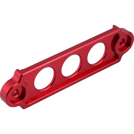 Rot eloxiertes Rennbatterie-Befestigungsband für HONDA CIVIC / CRX 1988-2000, Aluminium-Verriegelungshalterung (1/5)
