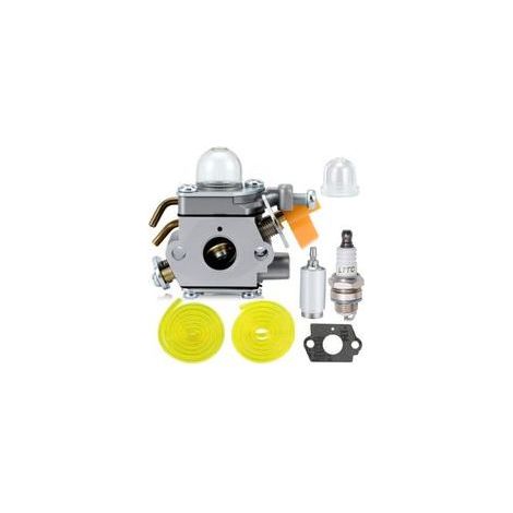 FENOPLASTICANuméros de pièces de rechange pour les carburateurs CS26 et SS26 adaptés aux tondeuses à gazon et souffleurs de feuilles Ryobi Homelite SS30, CS30, EX26 et BC30 de 26cc et 30cc : 308054013 (1/4)