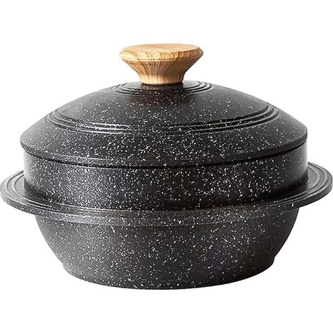 Dolsot Dutch Oven with Lid, 20 cm, Black (1/3)