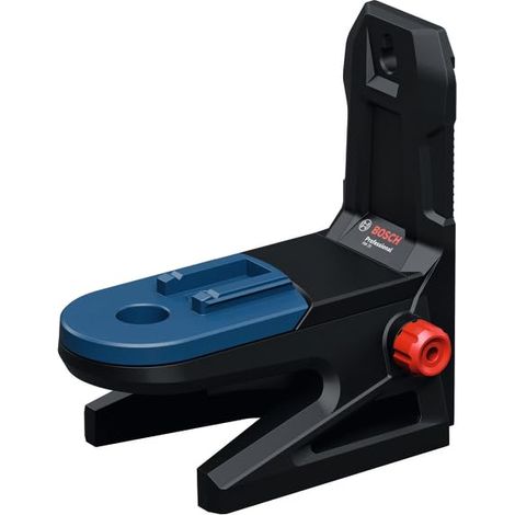 Soporte RM 20 de Bosch Professional (diseño robusto, patas de goma, imanes potentes, orificios para tornillos, compatible con el GCL 12V-50-22 CG, ajuste exacto de la altura con clip para techo DK 20)