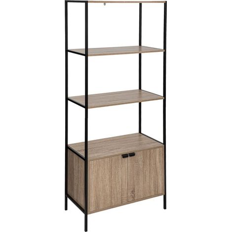 Libreria a 2 piani aliaj effetto rovere naturale - 5five (1/5)