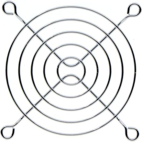 80mm Ventilateur Doigt Grill, 3 Paquet Acier inoxydable Grill Protecteur Garde Ventilateur Protection Couvercle pour 80x80mm Échappement Ventilateurs pour Équipement Ordinateur DIY (1/4)