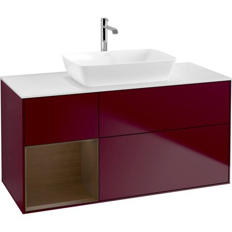 Villeroy & Boch F821GNHB Armoire sous lavabo Finion F82 (1/2)