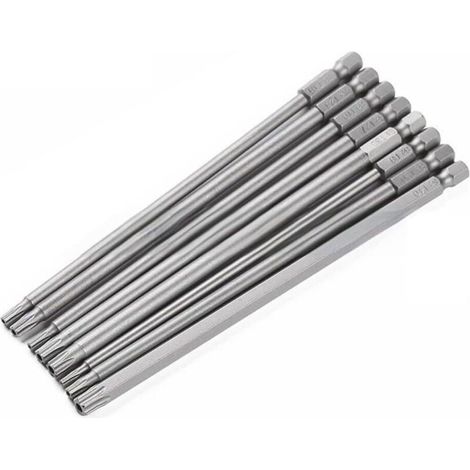 8pièces Jeu Embouts De Tournevis Étoile Embouts Coffret Outils Pour Réparation,150 mm de long (1/5)