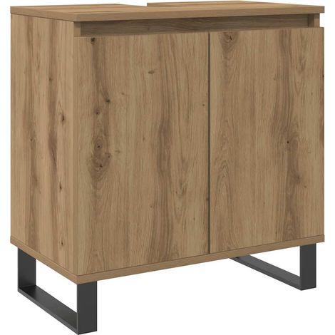 Maison Exclusive - Badschrank Artisan-Eiche 58x33x60 cm Holzwerks