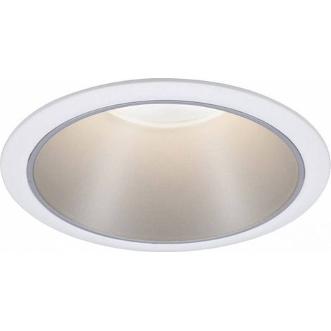 Paulmann 93409 Cole Coin Lampada da incasso LED (monocolore) 6 W Bianco, Argento