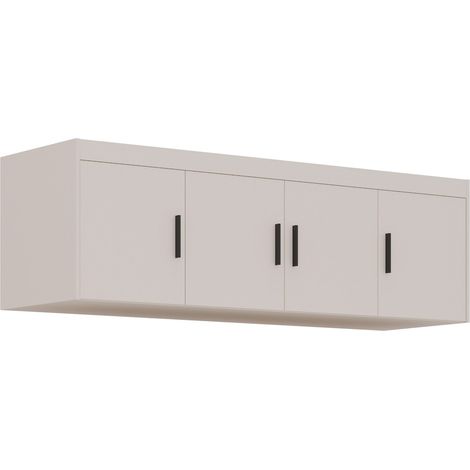 AX LIVING Groß Schrankaufsatz Beige Storicos 4T 176,3 x 55,5 x 53 cm