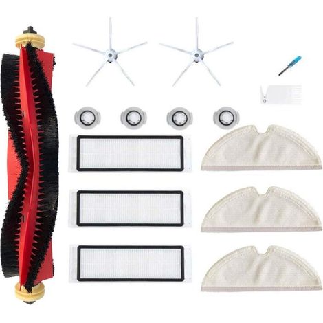 15 pièces de rechange pour accessoires Xiaomi Roborock S5 Max et S6 Pure (blanc) (1/5)