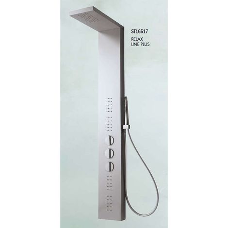 SCELTO DA DESIVERO Colonna doccia relax line plus acciaio codice prod: DSV16517 (1/2)